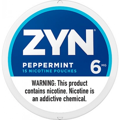 A photo of a Peppermint 6MG can.