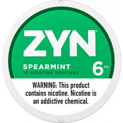 A photo of a Spearmint 6MG can.