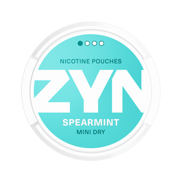 A photo of a Spearmint Mini Less Intense can.