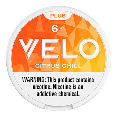 A photo of a Plus Citrus Chill 6MG can.